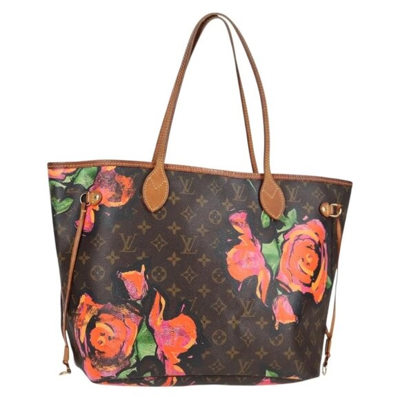 LOUIS VUITTON Monogram Rose Neverfull MM Tote Bag M48613 LV Auth 133330 - Picture 1 of 16
